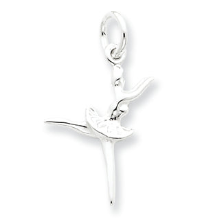 Sterling Silver Ballerina Charm