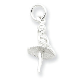 Sterling Silver Ballerina Charm