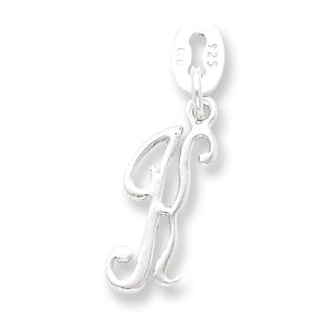 Sterling Silver Initial K Pendant
