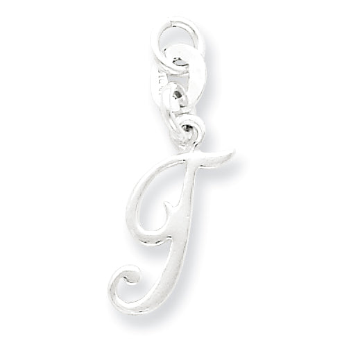Sterling Silver Initial T Pendant