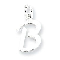 Sterling Silver Initial B Pendant
