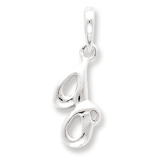 Sterling Silver Initial J Pendant