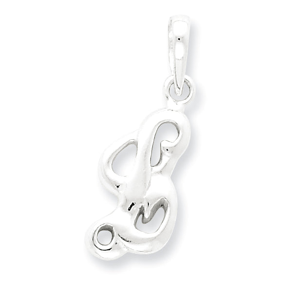 Sterling Silver Initial L Pendant