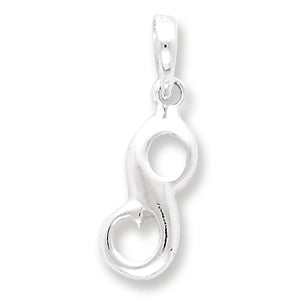 Sterling Silver Initial S Pendant
