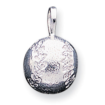 Sterling Silver Baseball Charm