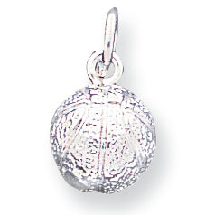 Sterling Silver Basketball Charm