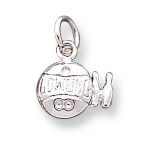 Sterling Silver Bowling Ball Charm