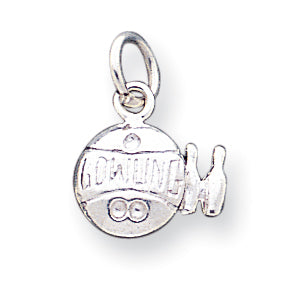 Sterling Silver Bowling Ball Charm