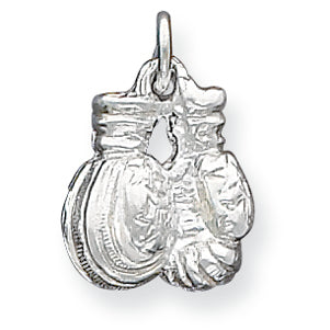 Sterling Silver Boxing Gloves Charm