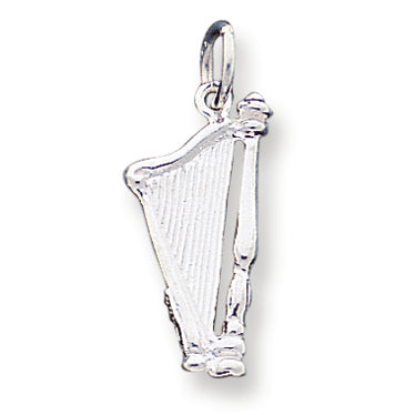 Sterling Silver Harp Charm