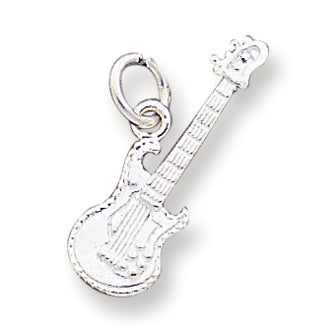 Sterling Silver Electric Guitar Charm