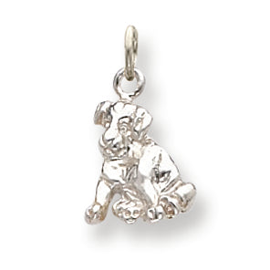 Sterling Silver Dog Charm