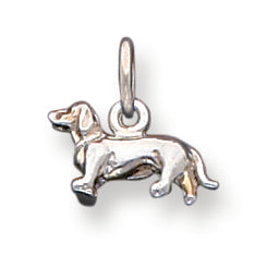 Sterling Silver Dog Charm