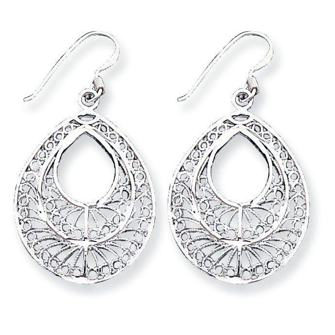 Sterling Silver Filigree Earrings