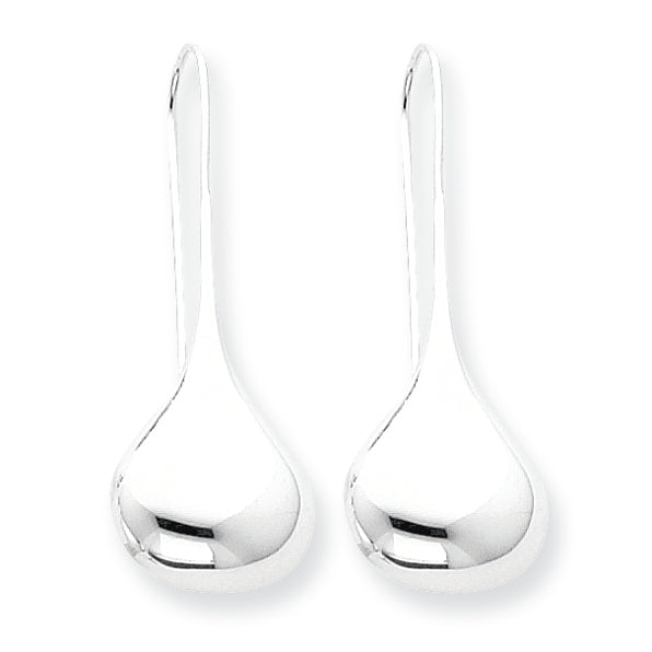 Sterling Silver French Wire Dangle Earrings
