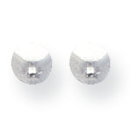Sterling Silver 4mm Ball Earrings