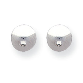 Sterling Silver Polished 7mm Ball Earrings