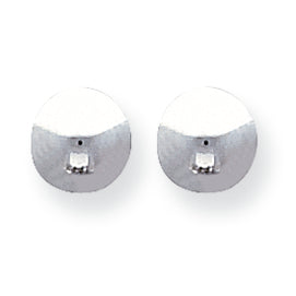 Sterling Silver Polished 8mm Ball Earrings