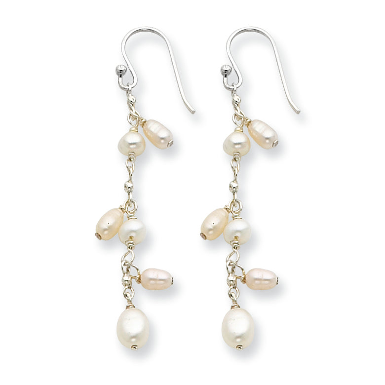 Sterling Silver Freshwater Cultured Pearl Earrings