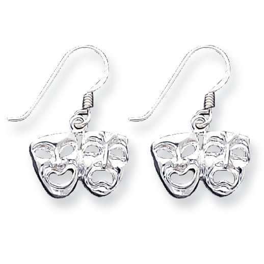 Sterling Silver Comedy/tragedy Earrings