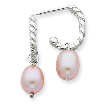 Sterling Silver Cultured Pearl Earrings