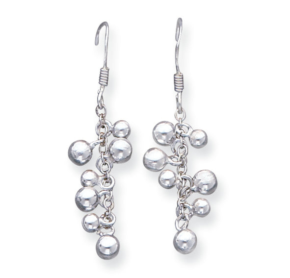 Sterling Silver Fancy Dangle Earrings