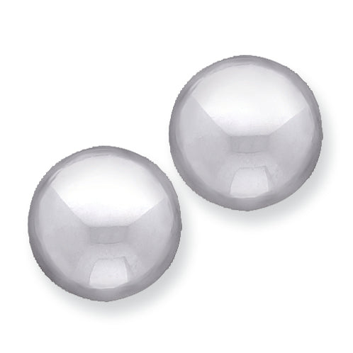Sterling Silver Non-Pierced 18mm Button Earrings