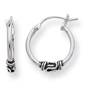 Sterling Silver Hoop Earrings