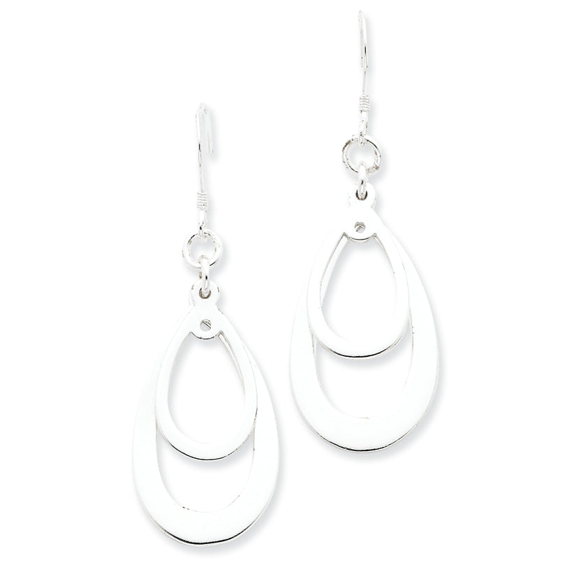 Sterling Silver Fancy Dangle Earrings