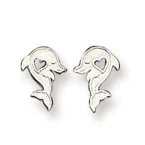 Sterling Silver Dolphin Earrings