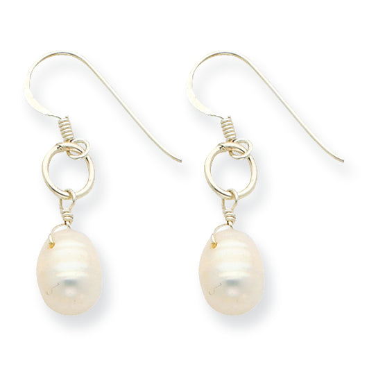 Sterling Silver Freshwater Cultured Pearl Earrings