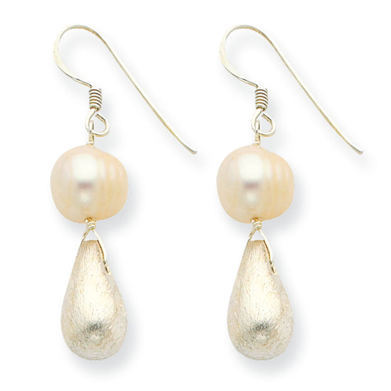 Sterling Silver Freshwater Cultured Pearl Earrings