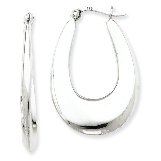 Sterling Silver Classic Hoop Earrings