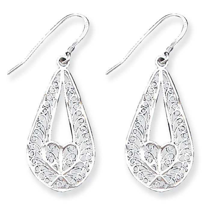 Sterling Silver Filigree Earrings