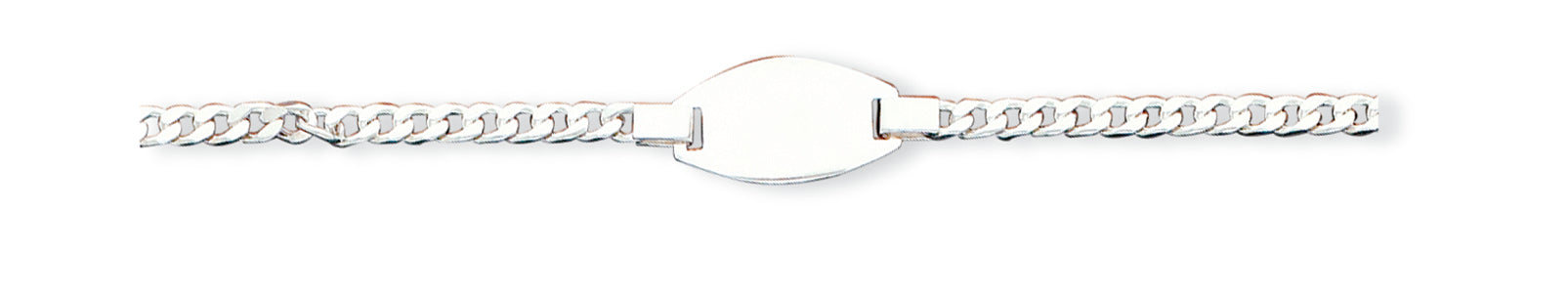 Sterling Silver Baby ID Bracelet 6 Inches