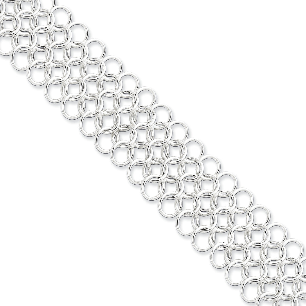 Sterling Silver Bracelet 7.5 Inches