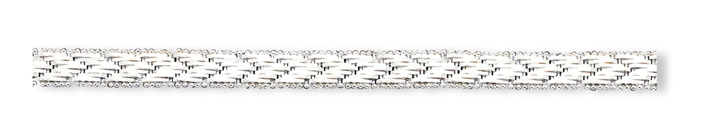 Sterling Silver Fancy Bracelet 7.5 Inches