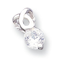 Sterling Silver CZ Pendant & Chain