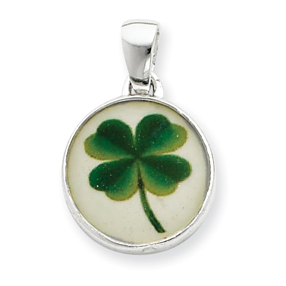 Sterling Silver 4 Leaf Clover Pendant