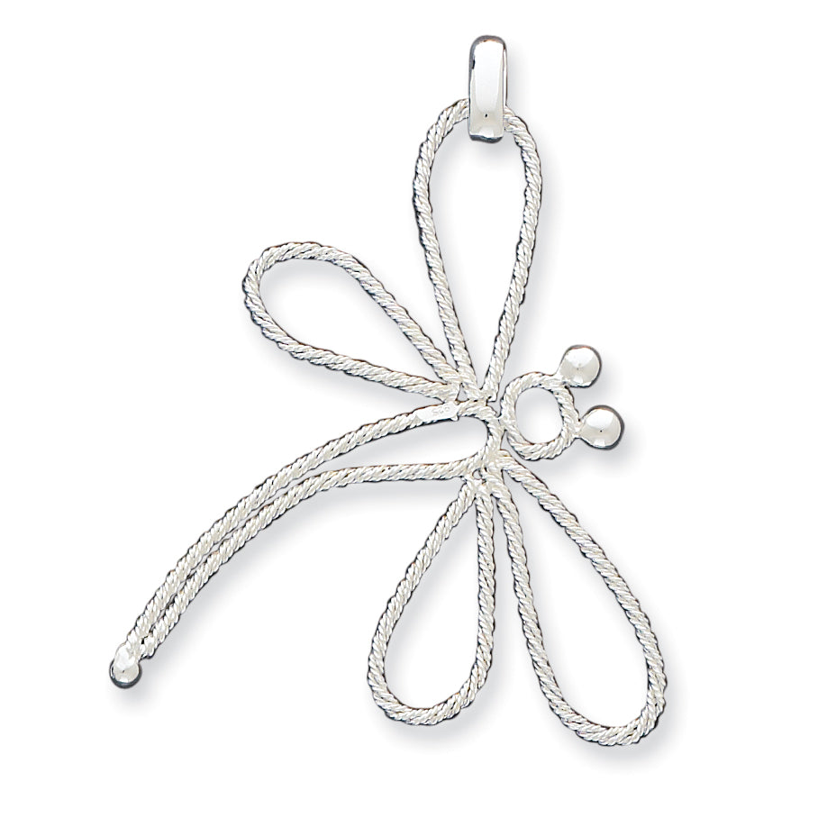 Sterling Silver Dragonfly Pendant