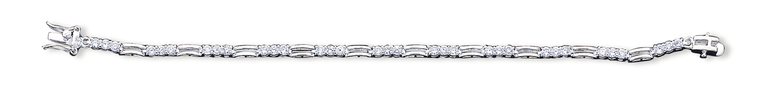 Sterling Silver CZ Bracelet