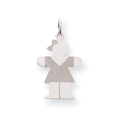 Sterling Silver Hugs Kid Charm