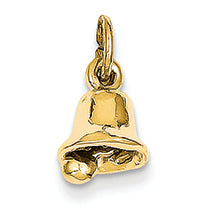 14K Gold Wedding Bell Charm