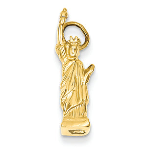 14K Gold Statue Of Liberty Charm
