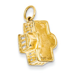 14K Gold White House Charm