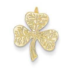 14K Gold Shamrock Chain Slide