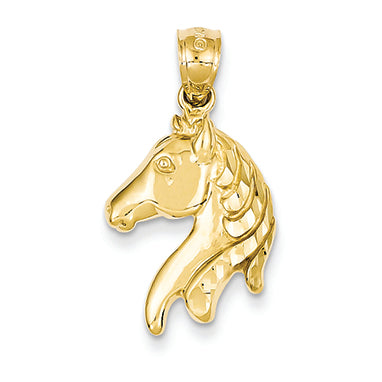 Gold Horse Head Intaglio Studs main image 0