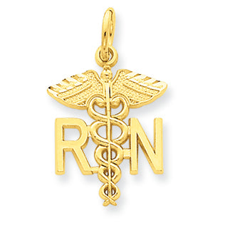 14K Gold Nurse Charm