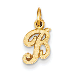 14K Goldy Casted Initial B Charm