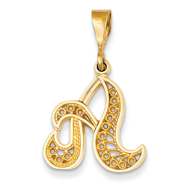14K Gold Initial Charm